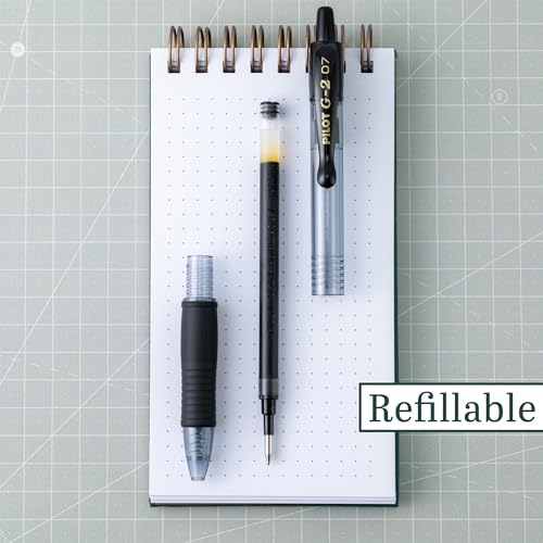Pilot, G2 Premium Gel Roller Pens, Fine Point 0.7 MM, Black, Pack of 12 (Dozen Box) - Image 5