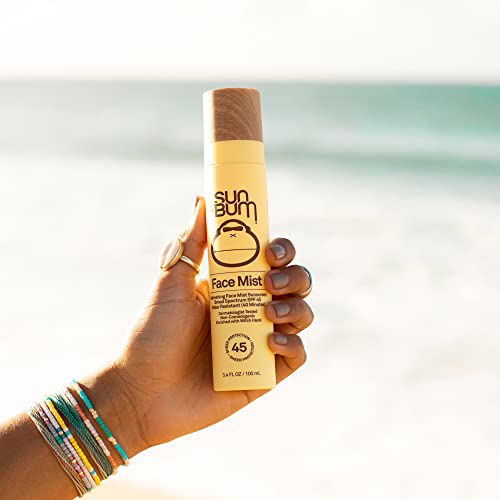 Sun Bum Original SPF 45 Sunscreen Face Mist | Vegan and Hawaii 104 Reef Act Compliant (Octinoxate & Oxybenzone Free) Broad Spectrum Moisturizing UVA/UVB Sunscreen with Witch Hazel | 3.4 oz - Image 6