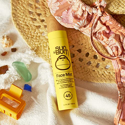 Sun Bum Original SPF 45 Sunscreen Face Mist | Vegan and Hawaii 104 Reef Act Compliant (Octinoxate & Oxybenzone Free) Broad Spectrum Moisturizing UVA/UVB Sunscreen with Witch Hazel | 3.4 oz - Image 5