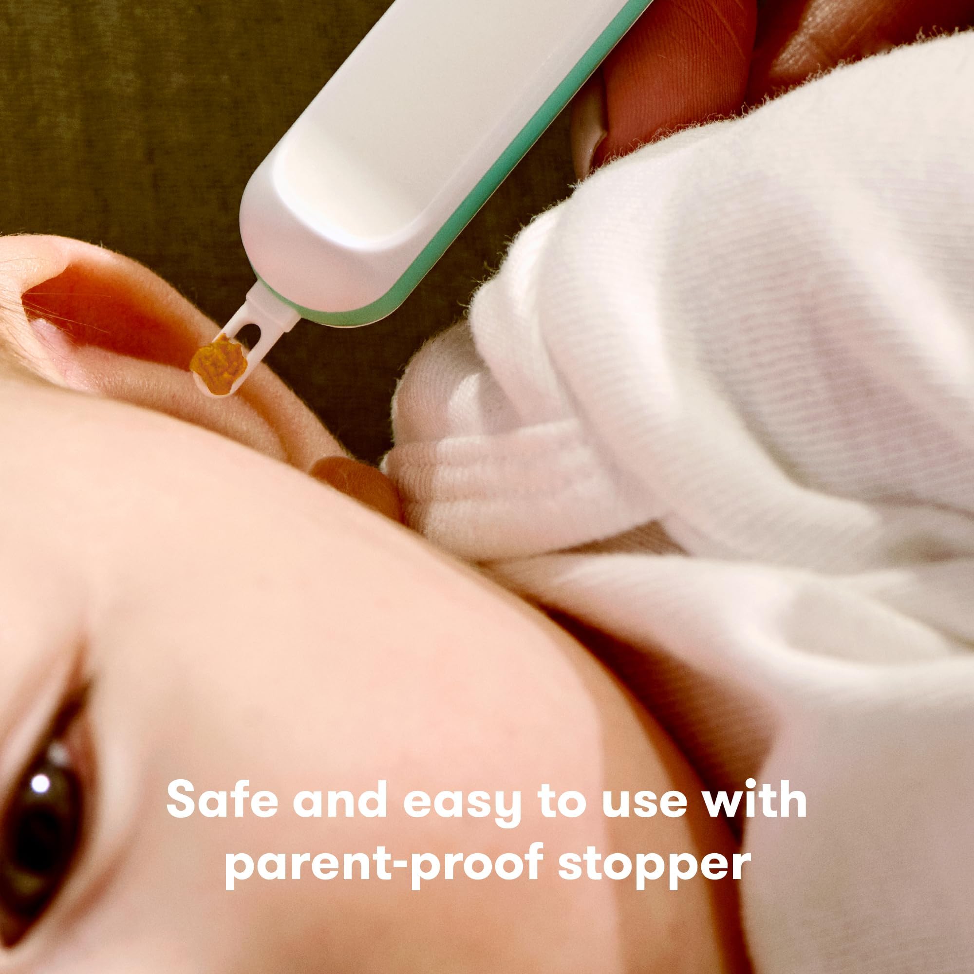 Frida Baby 3-in-1 Nose, Nail + Ear Picker | Baby Ear Cleaner + Baby Nose Cleaner and Nail Tool for Babies + Toddlers, Safely Clean Baby's Boogers, Ear Wax & More - Image 4